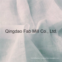 White Natural Linen Fabric (QF16-2535)